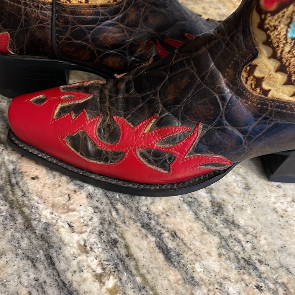 KURTMAN Handmade leather boots very unique - Picture 8 of 14